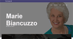 Desktop Screenshot of mariebiancuzzo.com