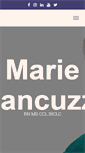 Mobile Screenshot of mariebiancuzzo.com